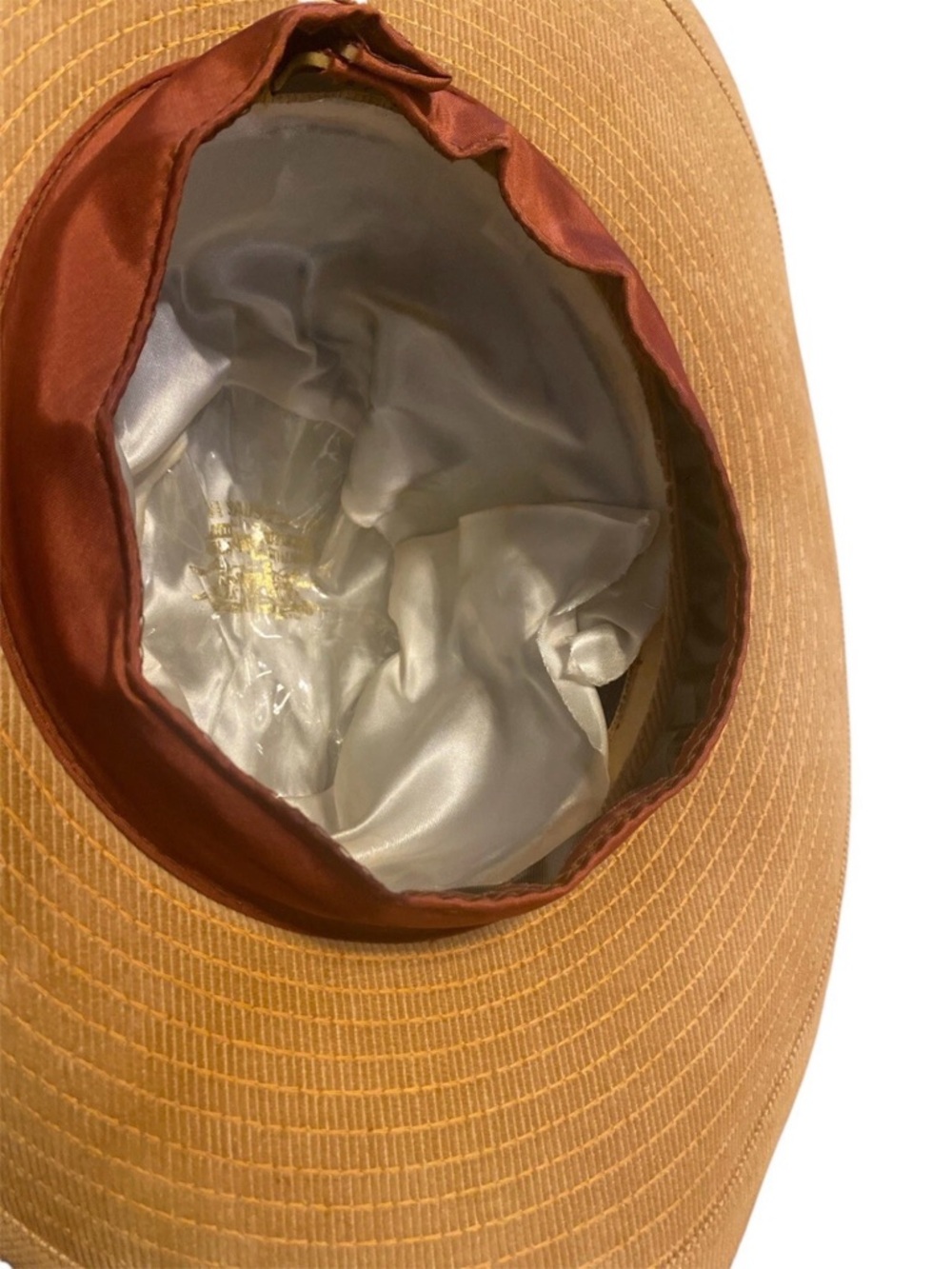 Vintage Levi Strauss & Co Cowboy Tan Western Hat Corduroy 7 USA Made - Picture 8 of 12